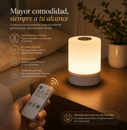 Lampara led regulable de noche